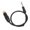 XLR Female to 6.35mm Mono Male Cable Gold Plated Connector