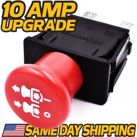 HD Switch Clutch PTO Switch fits Woods 072262, 72262 - Free 10 Amp Upgrade