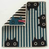 Atsuko Matano 181007-0508-02 Women's Triple Gauze Handkerchief (Blue/100% Cotton), Gauze