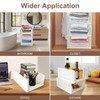 FHDUSRYO 7Pcs Large Stackable Wardrobe Storage Organizer, Foldable Storage Box