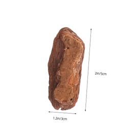 OHPHCALL 1 Pack Miniature Bark Diorama Supplies Natural Dried Pine Bark for Micro Landscape Scenery for Educational Displays Photography Props and Unique Fairy Garden Dioramas