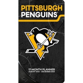 TURNER SPORTS Pittsburgh Penguins 2025 17-Month Pocket Planner - PF (25998890606)
