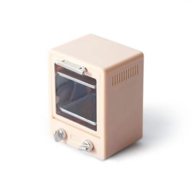 Miniature Microwave Dollhouse Oven Kitchen Furniture 1 12 Scale Accessories Mini House Oven Model Miniatures Plastic Mini Kitchen Appliance DIY Accessory Decoration (Pink)