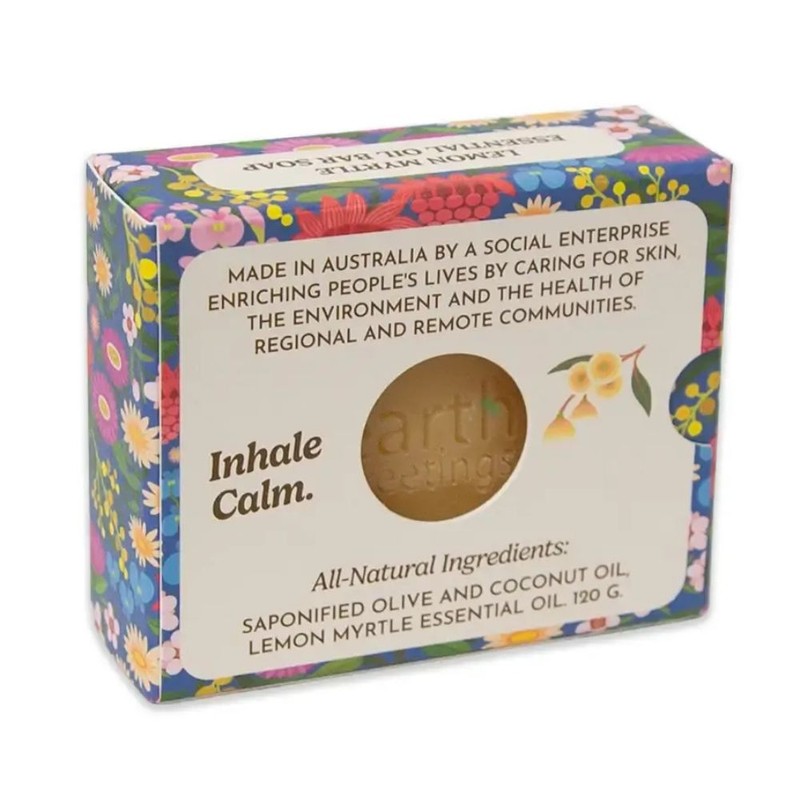 Earth Greetings Essential Oil Soap 120g, Lavender & Green Clay