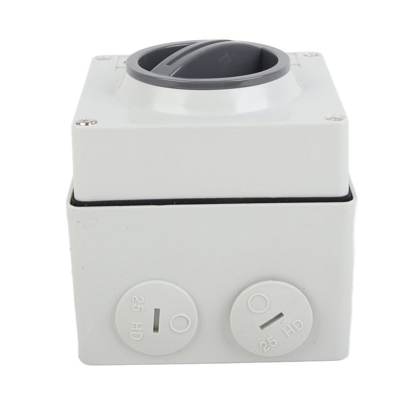 Outdoor Waterproof Switch Socket Isolation Dustproof Rotary OnOff Buttons Indicators