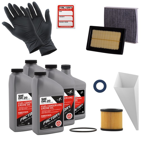 Factory Racing Parts Deluxe Oil Change Kit Compatible with Toyota