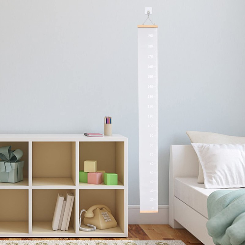 Kisangel Canvas Height Ruler Chart 78.6inch Growth Wall Measurement Chart