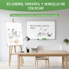 Pizarrón Blanco Magnética De Escritura De Doble Cara 40x60