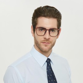 TigerKui blue light blocking glasses (Brown)