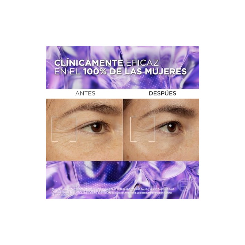 LOreal Paris Revitalift cido Hialurnico Srum Ojos, Hidrata y rellena