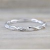 Wenbin Sterling Silver Twist Ring for Women - 925 Sterling
