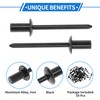 VekAuto 50 Pcs Dome Head Closed Sealing Rivets 4.8mm Grip
