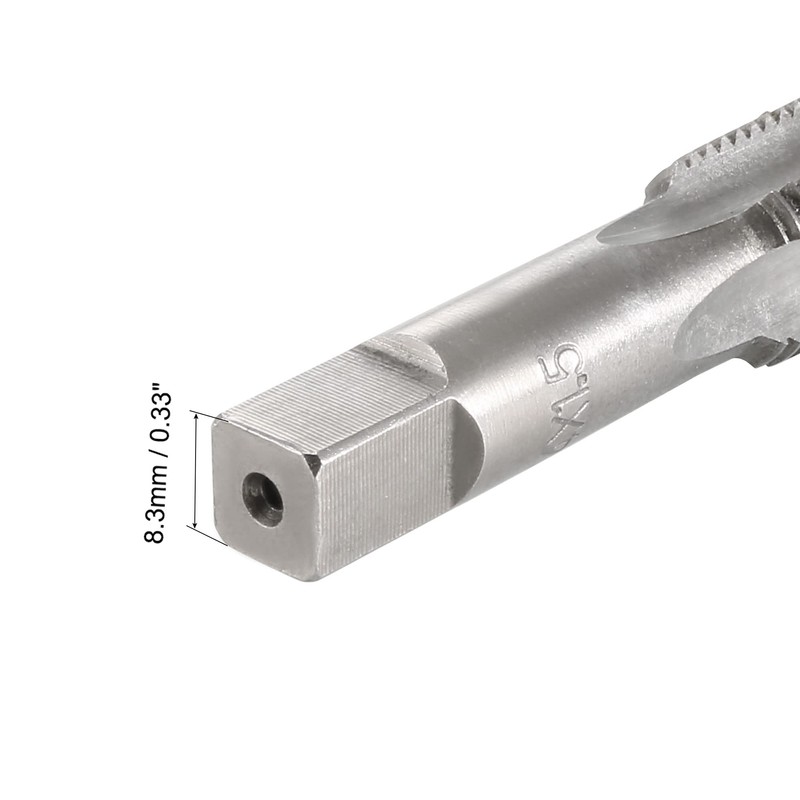 sourcing map Metric Hand Tap M14 Thread 1.5 Pitch 4
