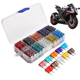 Car Fuses | Car Fuse Replacement Kit,High-Voltage Safe Multifunctional 120X Repair Accessories for Repair Maintenance Truck Vehicles Replacement Motorcycle Electrical Systems