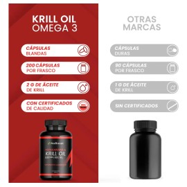 Aceite De Krill Nuboost 200 Cápsulas-salud Y Bienestar Sabor Sin Sabor