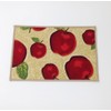 Wolala Home 3 Piece Sets Rubber Backing Non-Slip Red Apple