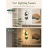 WERFOP Lily of The Valley Wall Sconce USB Plug-in Flower