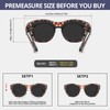 SIPHEW 2PCS Over Glasses Sunglasses Womens Polarised Fit Over Sunglasses