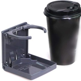 NoBrand 2PCS Adjustable Folding Drink Holder with Screws and Tapes, Folding Cup Holders