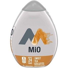 MiO Liquid Water Enhancer - makes 24 servings + Vitamins, 1.62 oz each, (Sweet Tea, Pack of 2)
