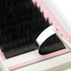 Qeelasee Matte Mink Flat Eyelash Extension 0.25 C Curl 8-15