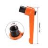 uxcell® M8 Handle Adjustable Clamping Lever Push Button Ratchet Female