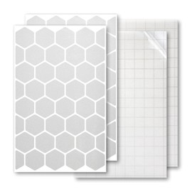 Luxshield Reflector Sticker Set - Hexagon Small - for Bicycle, Scooter, Pushchair - Reflectors Bicycle - Reflectors Children