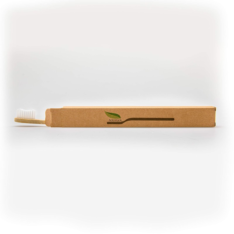Bamboo Toothbrushes - Sustainable - Biodegradable - Pack of 6