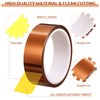 Outus 2 Rolls Heat Tape High Temperature Polyimide Tape, 500