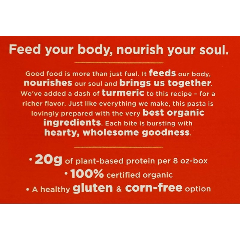 Andean Dream Organic Turmeric Spaghetti Pasta (12 Pack)