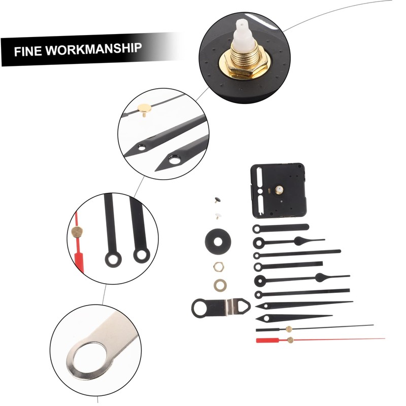 COHEALI 1 Set DIY Clock Mechanism Replacement Parts with Metal