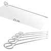 Barbecue Skewers Set of 10 - 210 mm Stainless Steel