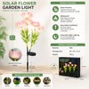 Solar Flower Garden Light for Outdoor Décor – Waterproof Ground