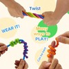Fidget Toys Sensory Stick Set 6 Pack with Stretchy Textured