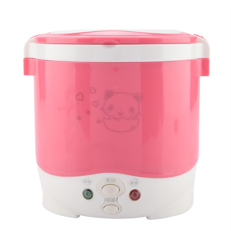 170W 1L Electric Portable Multifunctional Rice Cooker Food Steamer for