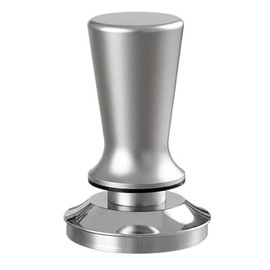 Cecotec Pressino per Caffè Baristeo Tamper58, Pressino Professionale 58mm con Molla, Base Piatta Acciaio Inox, Manico Legno Ergonomico, Compatibile Macchine Caffè Domestiche e Professionali