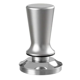 Cecotec Pressino per Caffè Baristeo Tamper58, Pressino Professionale 58mm con Molla, Base Piatta Acciaio Inox, Manico Legno Ergonomico, Compatibile Macchine Caffè Domestiche e Professionali