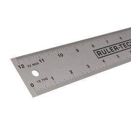 DCT Centering Ruler, 24in â Center Finding Measurer for Woodworking Rotary, Crafting, Embroidery, Guitar Luthier