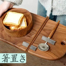 Coollooda Chopsticks Rest, Cutlery Rest, Stainless Steel Spoon Rest, Japanese Style, Stylish, Simple Design, Dishwasher Safe, Suitable for Family, Study, Dining Table, Tavern, Set of 5