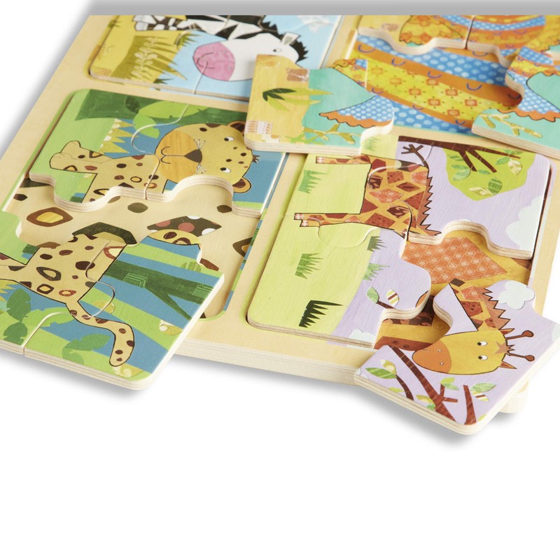 Melissa & Doug 41362 (Wooden) -Jigsaw Puzzles