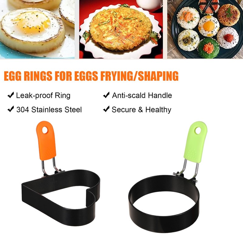 Arcjunys Delstahl Fried Egg Mould Pancake Mould Fried Egg Mould