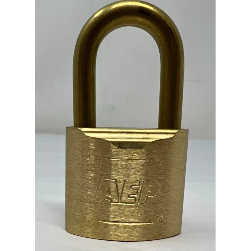 NEW Brass Herculock Padlock 800 AEP Logo USA Made NO