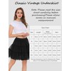 Wikoan Women's Petticoat Tulle Skirt Short Underskirt Crinoline for 1950s