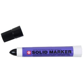 SAKURA - XSC-49 Sakura Solidified Paint Solid Marker, Black (Box of 12)
