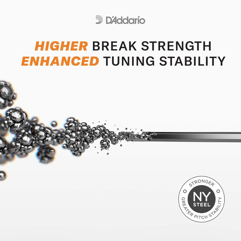 D'Addario NYXL45130 Long Scale "5-String" Regular Light Nickel Wound Bass