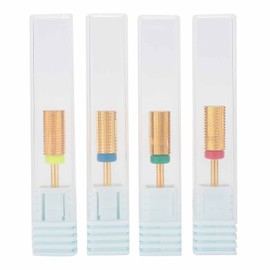 4pcs Nail Art Manicure Drill Bits Electric Grinding Machine Tool XF / F / M / C Head