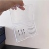 Manqianxun false eyelash adhesive storage box. Portable dust-proof transparent false