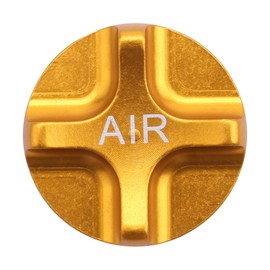 Geieold Bicycle Air Gas Schrader American Valve Caps Bicycle Suspension Bicycle Front Parts for Road Bike Gold