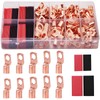 TKDMR 160Pcs Copper Wire Lugs AWG2 4 6 8 10