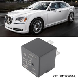 OTOTEC 2PCS 12V Automotive 5 Pin Relay 04727370AA Aluminum Alloy Compatible with Chrysler Compatible with Dodge